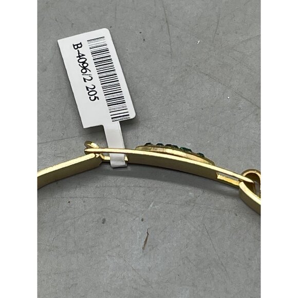 Mariana bracelet 4096/2 205 handmade blue crystals gold toned 2.5" READ NEW - Picture 7 of 10